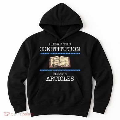 History Teachers Read The Constitution Distressed Hoodie