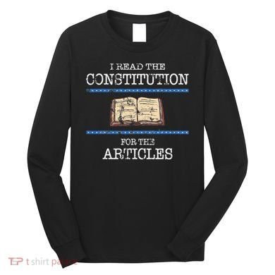 History Teachers Read The Constitution Distressed Long Sleeve Shirt