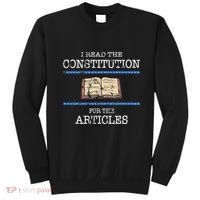 History Teachers Read The Constitution Distressed Sweatshirt thumb 0