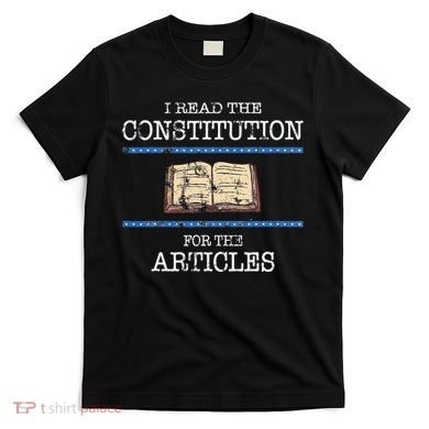 History Teachers Read The Constitution Distressed T-Shirt