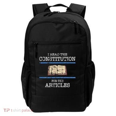 History Teachers Read The Constitution Distressed Backpack