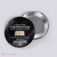 History Teachers Read The Constitution Distressed Button thumb 0