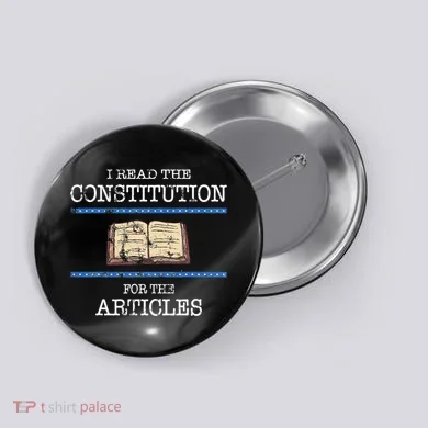 History Teachers Read The Constitution Distressed Button