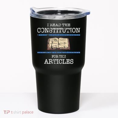 History Teachers Read The Constitution Distressed Tumbler