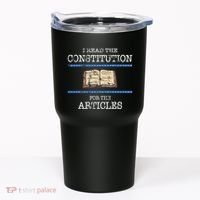 History Teachers Read The Constitution Distressed Tumbler thumb 0