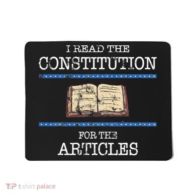 History Teachers Read The Constitution Distressed Mousepad