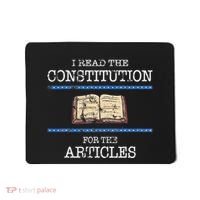 History Teachers Read The Constitution Distressed Mousepad thumb 0