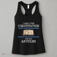 History Teachers Read The Constitution Distressed Women's Tank Top thumb 3