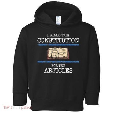 History Teachers Read The Constitution Distressed Toddler Hoodie