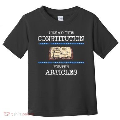 History Teachers Read The Constitution Distressed Toddler T-Shirt