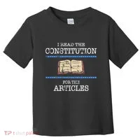 History Teachers Read The Constitution Distressed Toddler T-Shirt thumb 0