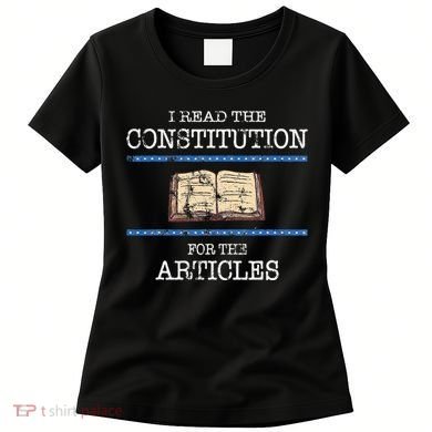 History Teachers Read The Constitution Distressed Women's T-Shirt