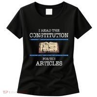 History Teachers Read The Constitution Distressed Women's T-Shirt thumb 0