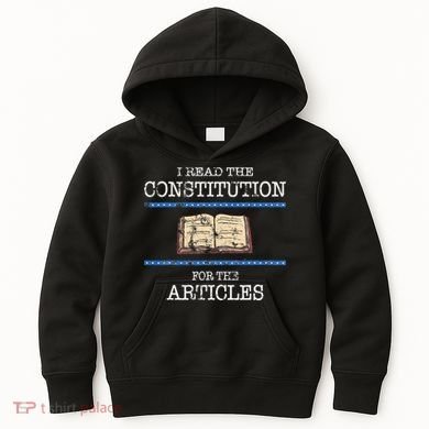 History Teachers Read The Constitution Distressed Kids Hoodie