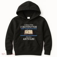 History Teachers Read The Constitution Distressed Kids Hoodie thumb 0