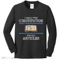 History Teachers Read The Constitution Distressed Kids Long Sleeve Shirt thumb 0