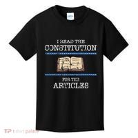 History Teachers Read The Constitution Distressed Kids T-Shirt thumb 0