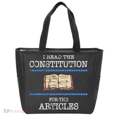 History Teachers Read The Constitution Distressed Tote Bag