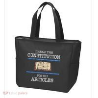 History Teachers Read The Constitution Distressed Tote Bag thumb 3