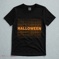 Halloween Text Repeated T-Shirt thumb 5
