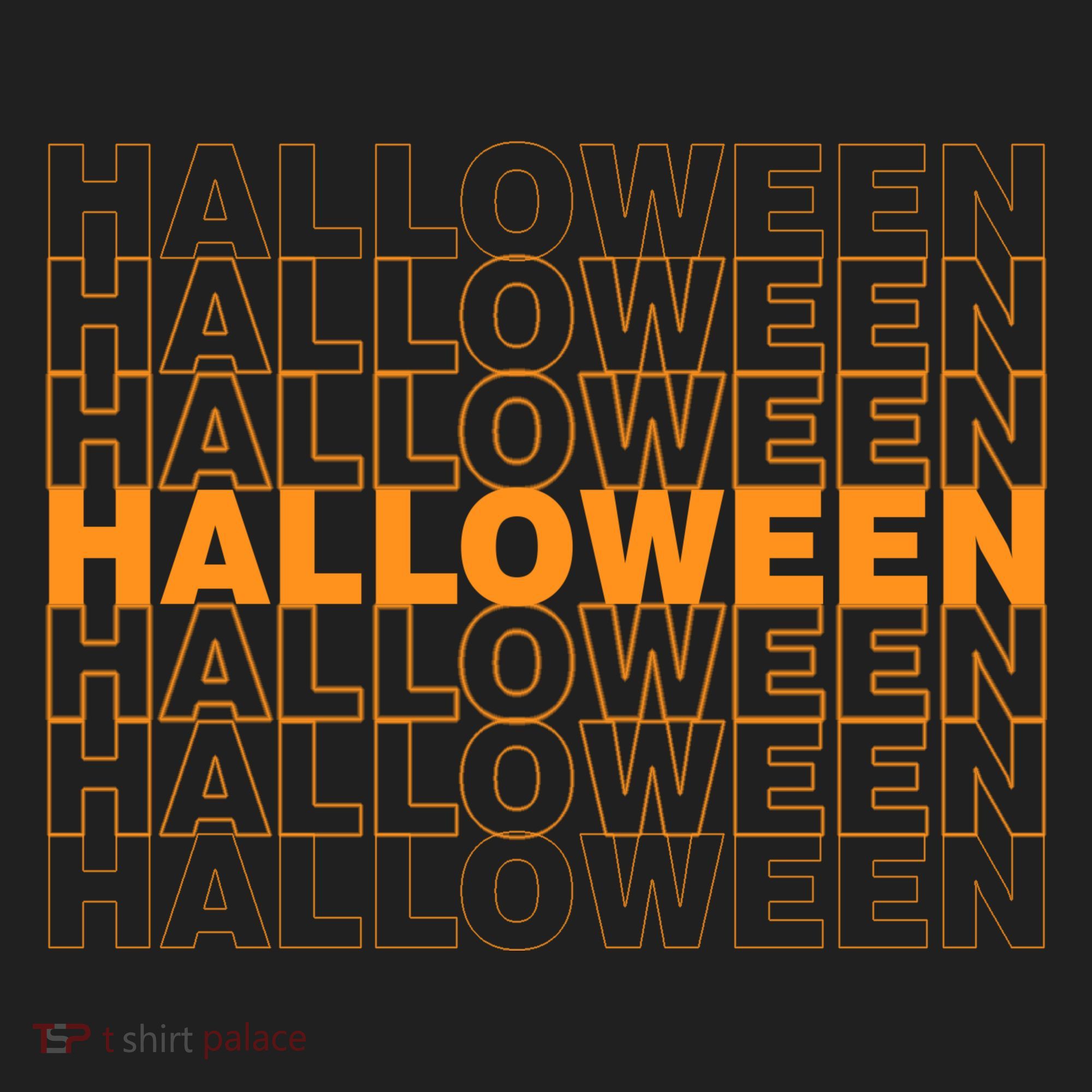 Halloween Text Repeated Tumbler