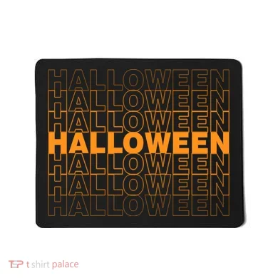 Halloween Text Repeated Mousepad