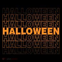 Halloween Text Repeated Women's Tank Top thumb 5