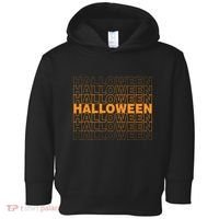 Halloween Text Repeated Toddler Hoodie thumb 0