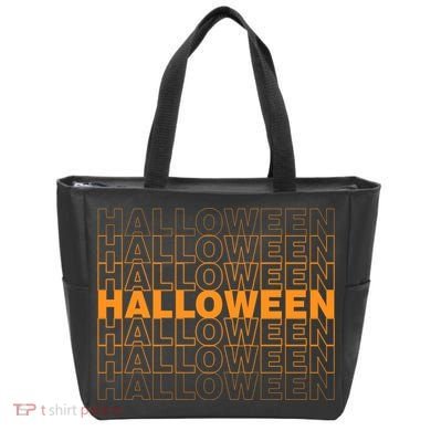 Halloween Text Repeated Tote Bag