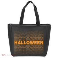 Halloween Text Repeated Tote Bag thumb 0