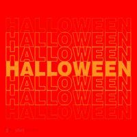 Halloween Text Repeated Santa Hat thumb 1
