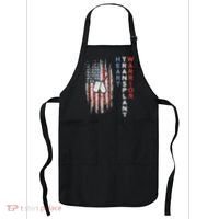 Heart Transplant Recipient Heart Flag Us Surgery Survivor Apron thumb 0