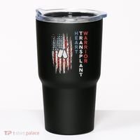 Heart Transplant Recipient Heart Flag Us Surgery Survivor Tumbler thumb 0
