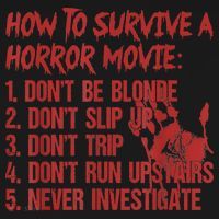 How To Survive A Horror Movie Don't Be Blonde Don't Slip Up Apron thumb 3
