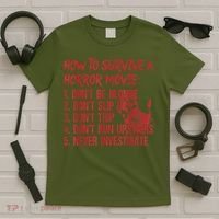 How To Survive A Horror Movie Don't Be Blonde Don't Slip Up T-Shirt thumb 5