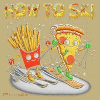 How To Ski Extreme Sport Pizza French Fries Skier Skiing Gift Polo thumb 2