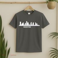 Houston Texas Skyline T-Shirt thumb 2