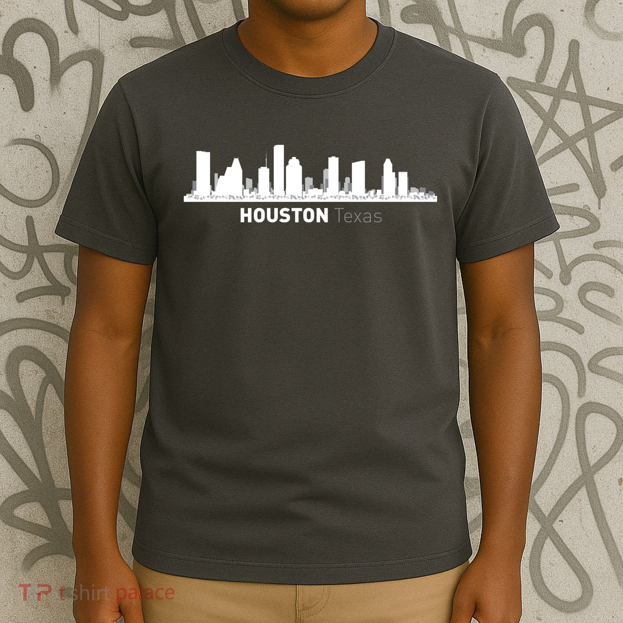 Houston Texas Skyline T-Shirt