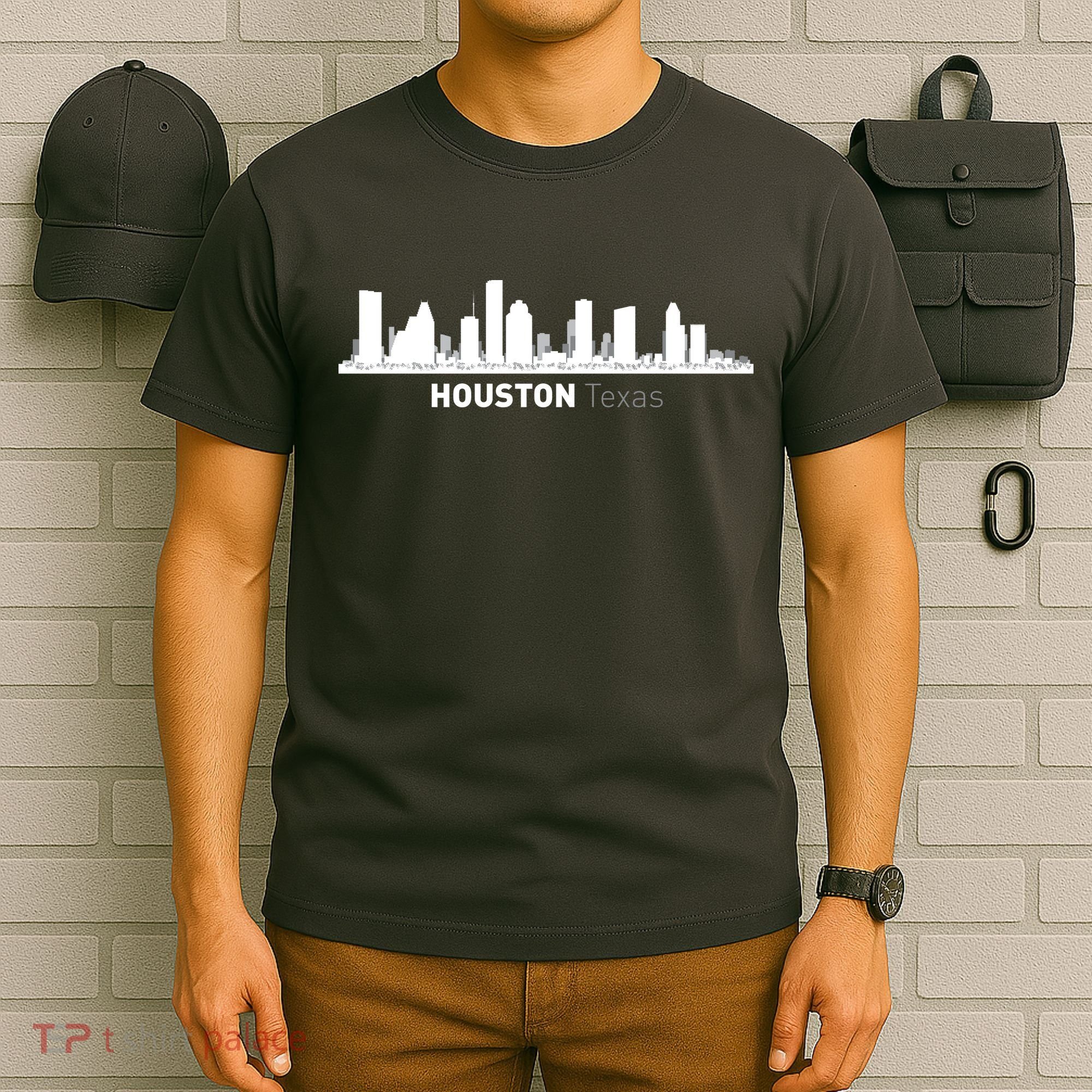 Houston Texas Skyline T-Shirt