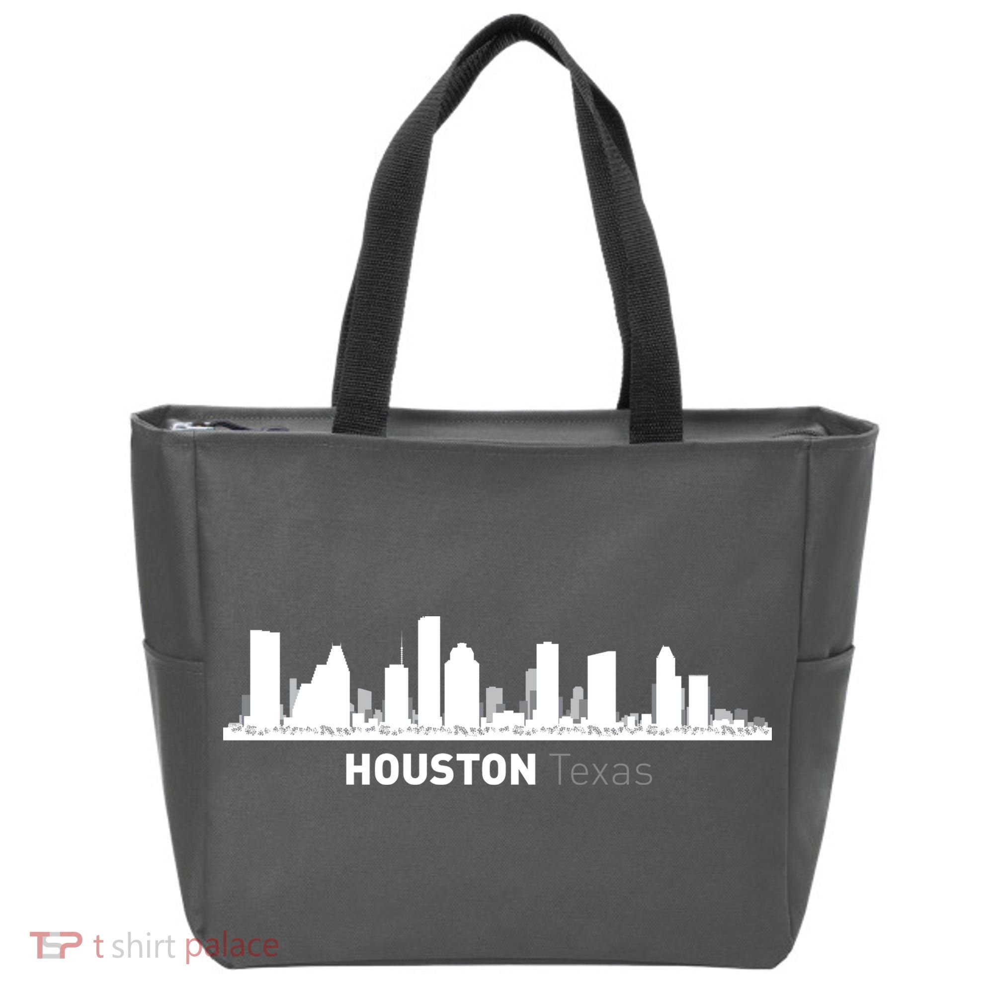 Houston Texas Skyline Tote Bag