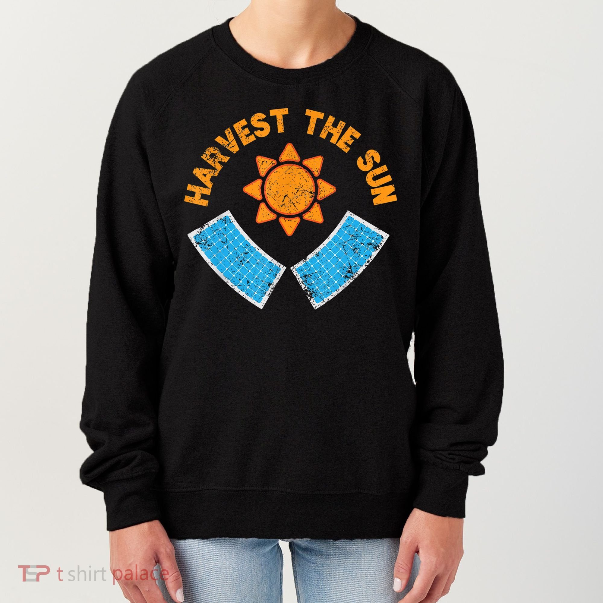 Harvest The Sun Solar Power Great Gift Women's Sweatshirt