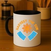Harvest The Sun Solar Power Great Gift Coffee Mug thumb 4