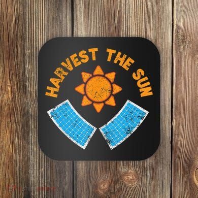 Harvest The Sun Solar Power Great Gift Coaster