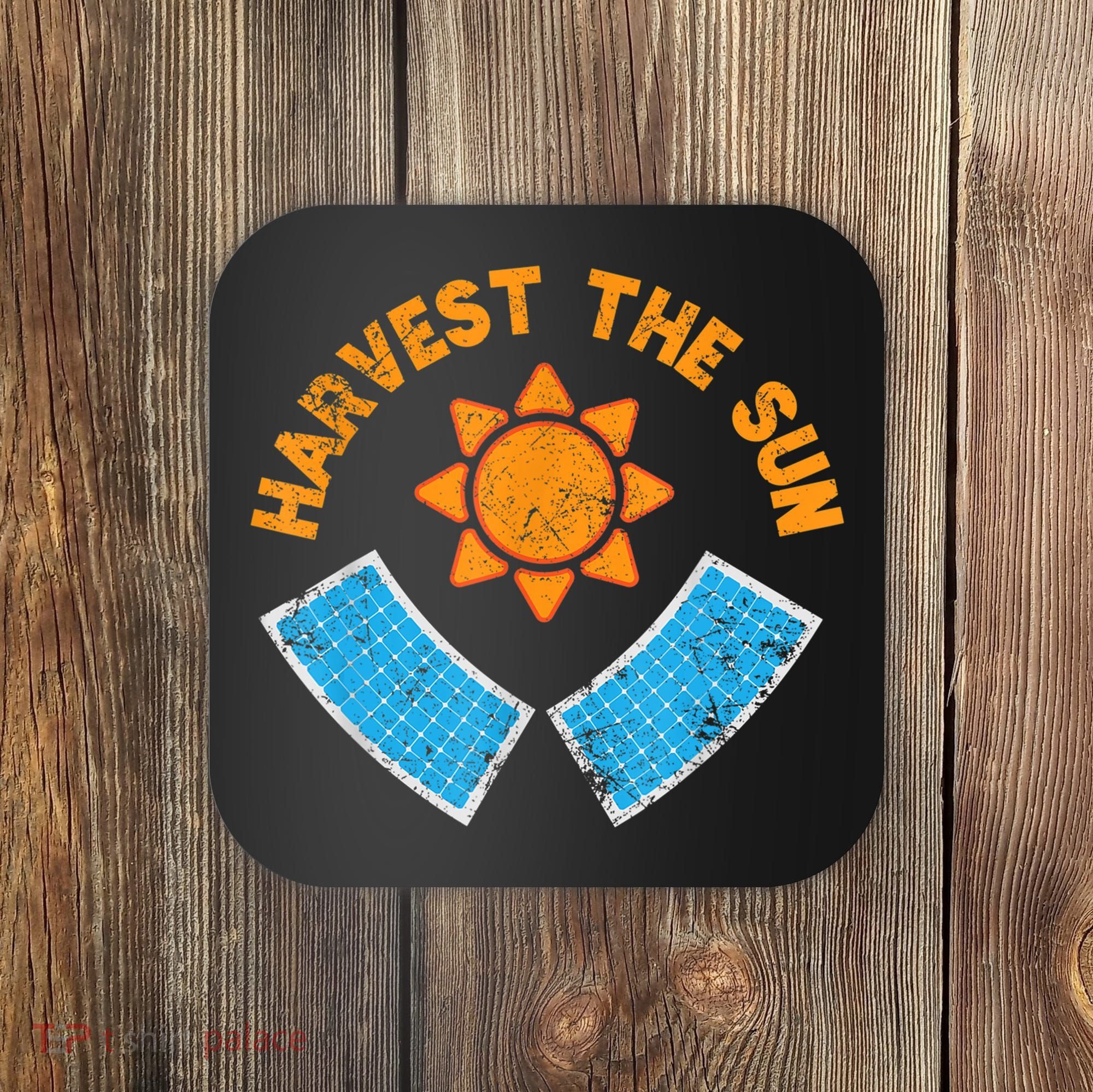 Harvest The Sun Solar Power Great Gift Coaster
