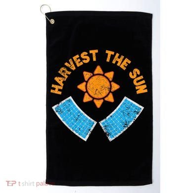 Harvest The Sun Solar Power Great Gift Golf Towel