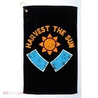 Harvest The Sun Solar Power Great Gift Golf Towel thumb 0