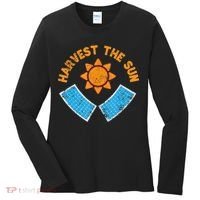 Harvest The Sun Solar Power Great Gift Women's Long Sleeve Shirt thumb 0