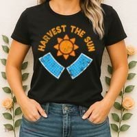 Harvest The Sun Solar Power Great Gift Women's T-Shirt thumb 2