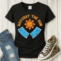 Harvest The Sun Solar Power Great Gift Women's T-Shirt thumb 3