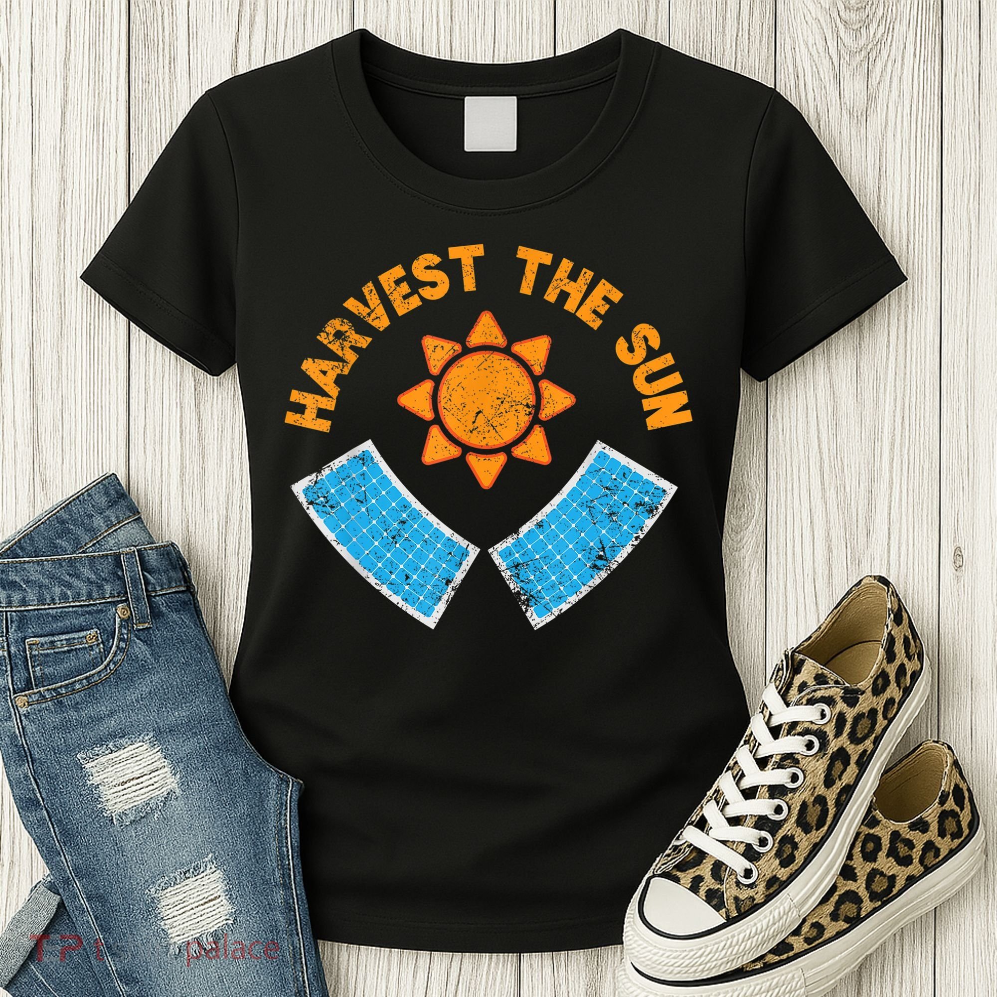 Harvest The Sun Solar Power Great Gift Women's T-Shirt